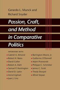 Cover image for Passion, Craft, and Method in Comparative Politics