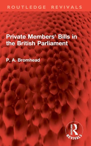 Cover image for Private Members' Bills in the British Parliament