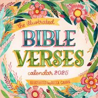 Cover image for Illustrated Bible Verses Wall Calendar 2025