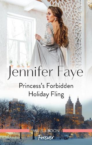 Cover image for Princess's Forbidden Holiday Fling [Large Print]