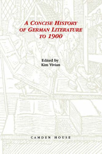 Cover image for Concise History of German Literature to 1900