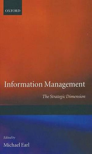Cover image for Information Management: The Strategic Dimension