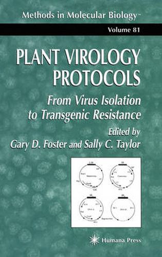 Cover image for Plant Virology Protocols: From Virus Isolation to Transgenic Resistance