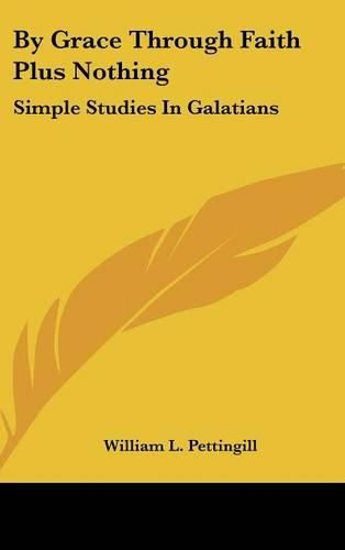 Cover image for By Grace Through Faith Plus Nothing: Simple Studies in Galatians