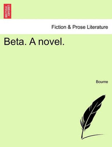 Cover image for Beta. a Novel.