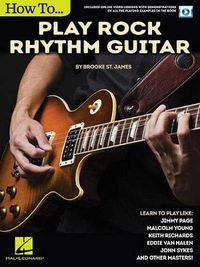 Cover image for How to Play Rock Rhythm Guitar: Book with Online Video Lessons