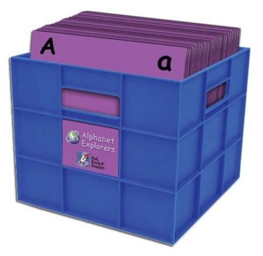 Cover image for Red Rocket Readers: Alphabet Explorers Pack (Reading Level 1/F&P Level A)