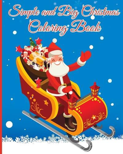 Simple and Big Christmas Coloring Book