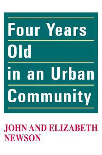 Cover image for Four Years Old in an Urban Community