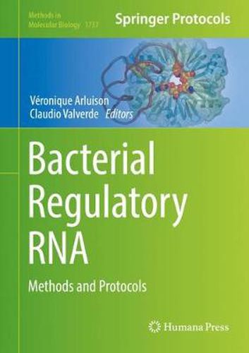 Cover image for Bacterial Regulatory RNA: Methods and Protocols