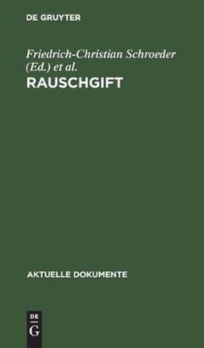 Cover image for Rauschgift