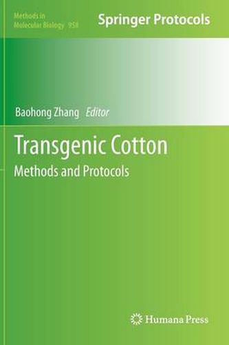 Cover image for Transgenic Cotton: Methods and Protocols