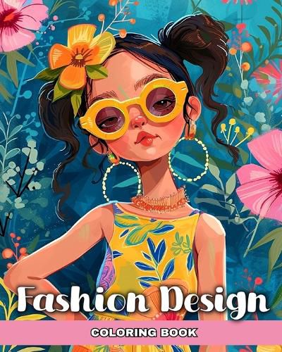 Cover image for Fashion Design Coloring Book