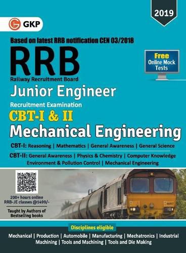 Rrb (Railway Recruitment Board) 2019 - Junior Engineer CBT -I & II - Mechanical & Allied Engineering