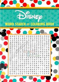 Cover image for Disney Word Search and Coloring Book