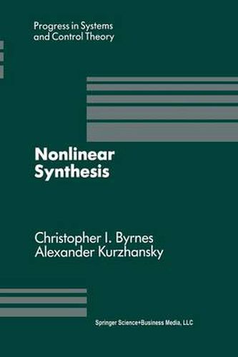 Cover image for Nonlinear Synthesis: Proceedings of a IIASA Workshop held in Sopron, Hungary June 1989