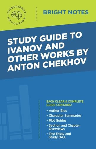 Cover image for Study Guide to Ivanov and Other Works by Anton Chekhov