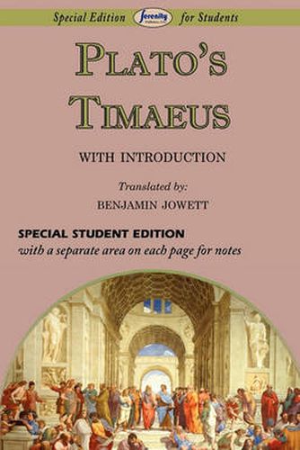 Cover image for Timaeus (Special Edition for Students)