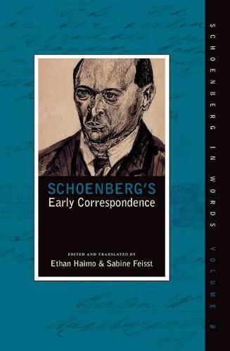 Cover image for Schoenberg's Early Correspondence