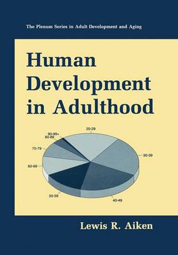 Cover image for Human Development in Adulthood