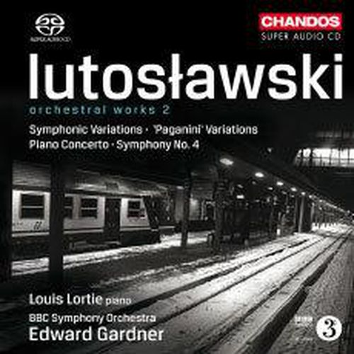 Cover image for Lutoslawski Symphonic Variations Symphony No 4 Paganini Variations Piano Concerto