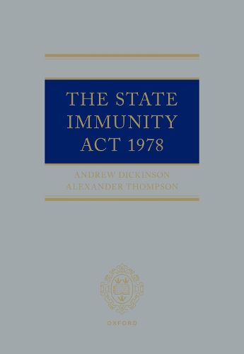Cover image for The State Immunity Act 1978