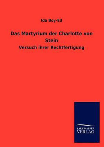 Cover image for Das Martyrium Der Charlotte Von Stein