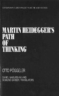 Cover image for Martin Heidegger's Path of Thinking