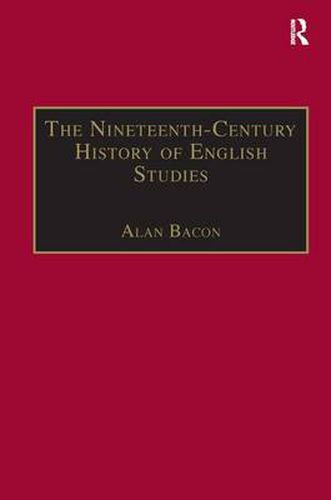 Cover image for The Nineteenth-Century History of English Studies