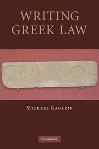 Cover image for Writing Greek Law