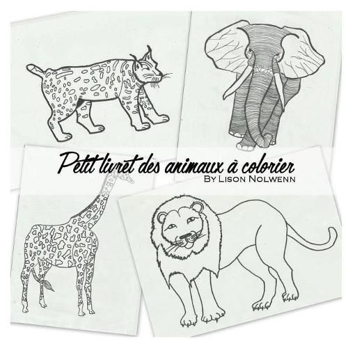 Cover image for Le petit livret des animaux a colorier