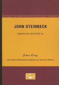 Cover image for John Steinbeck - American Writers 94: University of Minnesota Pamphlets on American Writers