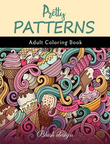 Cover image for Pretty Patterns: Adult coloring book