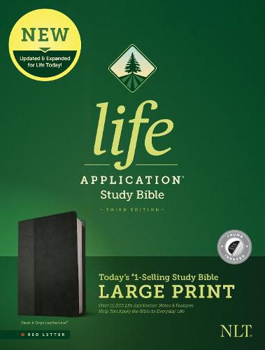 Cover image for NLT Life Application Study Bible, Third Edition, Large Print