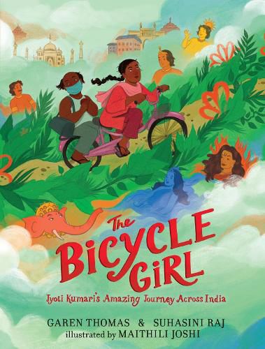 Cover image for The Bicycle Girl: Jyoti Kumari's Amazing Journey Across India