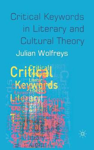 Critical Keywords in Literary and Cultural Theory