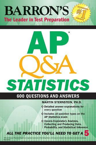 Cover image for AP Q&A Statistics: With 600 Questions and Answers