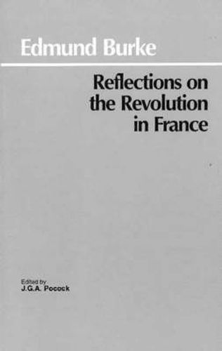 Cover image for Reflections on the Revolution in France