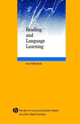 Cover image for Reading and Language Learning