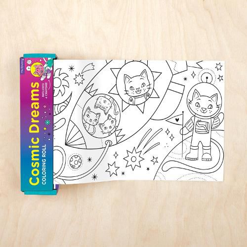 Cover image for Cosmic Dreams Mini Coloring Roll