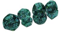 Cover image for Verdigris Grecian Vase Dice- DCC Funky 7-set