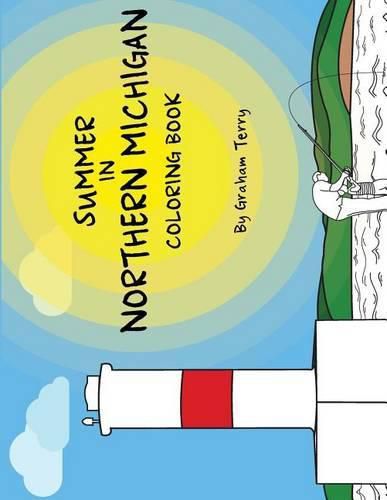 Cover image for Summer in Northern Michigan Coloring Book