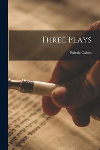 Cover image for Three Plays