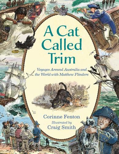 Cover image for A Cat Called Trim: Voyages Around Australia and the World with Matthew Flinders
