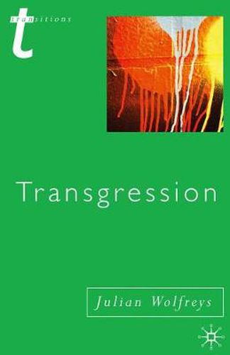 Cover image for Transgression: Identity, Space, Time