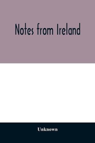 Cover image for Notes from Ireland