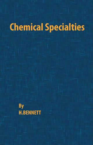 Cover image for Chemical Specialties