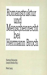 Cover image for Romanstruktur Und Menschenrecht Bei Hermann Broch