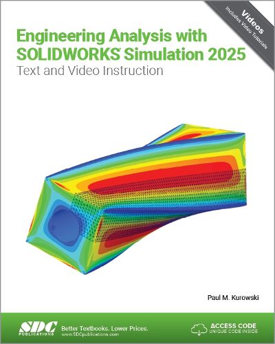 Cover image for Engineering Analysis with SOLIDWORKS Simulation 2025