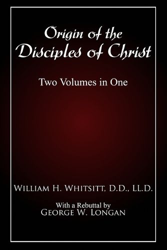 Cover image for Origin of The Disciples of Christ
